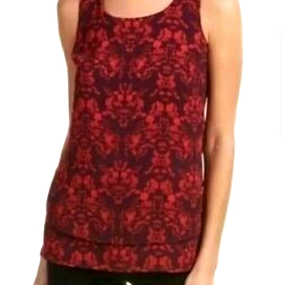CAbi Sleeveless Tank Top Red Purple Women's Large - Picture 4 of 12